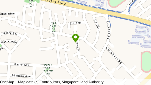 Map showing the location of The Top Residence