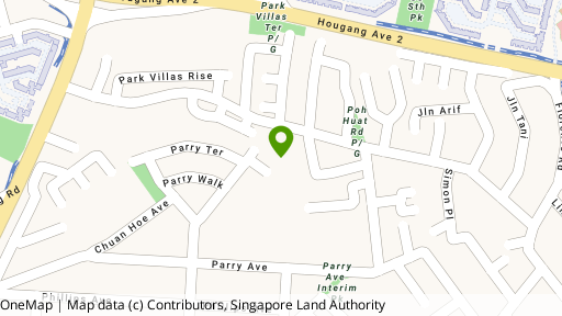 Map showing the location of Fontaine Parry