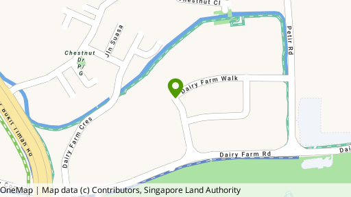 Map showing the location of Dairy Farm Walk GLS 2H2025