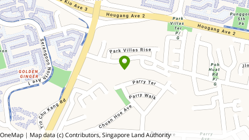 Map showing the location of Nouvelle Park
