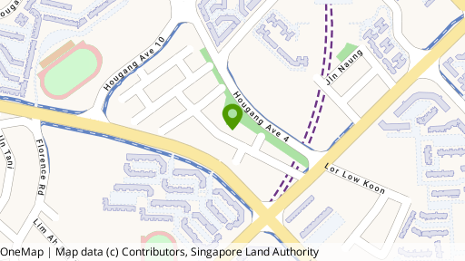 Map showing the location of Realty Park