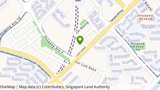 Map showing the location of Naung Residence