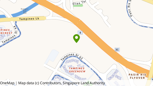 Map showing the location of Aurelle of Tampines