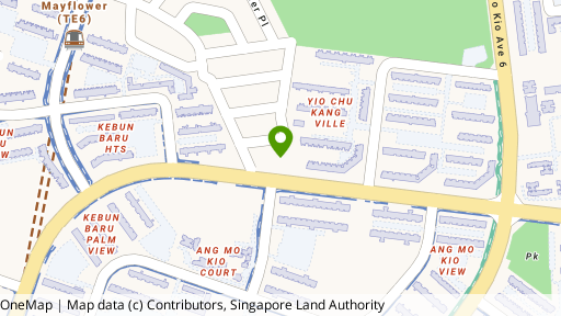Map showing the location of Mayflower Residences