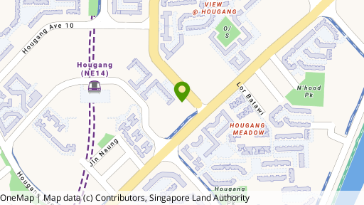 Map showing the location of Midtown Residences