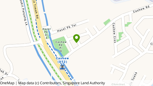 Map showing the location of Cashew Estate