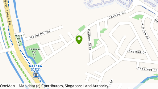 Map showing the location of Cashew Park Condo