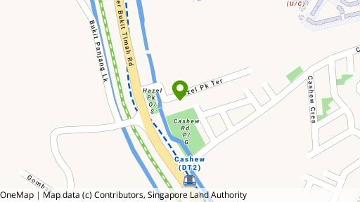 Map showing the location of Hazel Park Terrace