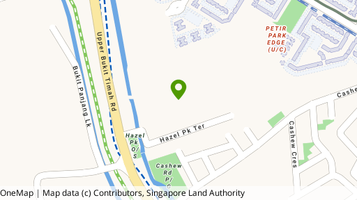 Map showing the location of Hazel Park Condominium