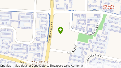 Map showing the location of Hundred Palms Residences