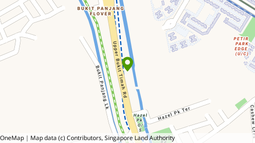 Map showing the location of Bukit 828