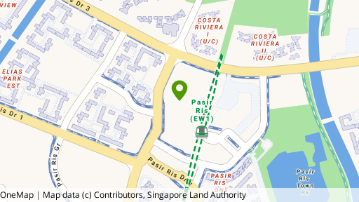 Map showing the location of Pasir Ris 8