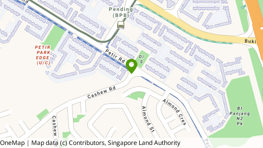 Map showing the location of 128 Cashew Road