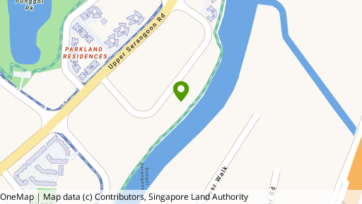 Map showing the location of Kingsford Waterbay