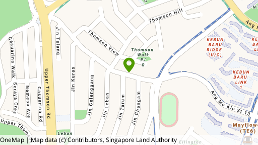 Map showing the location of Horizon Green