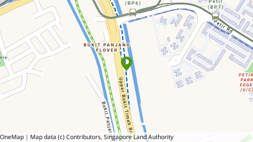 Map showing the location of The Linear
