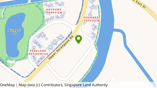 Map showing the location of Heron Bay