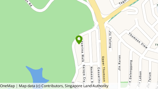 Map showing the location of Island Country Villas