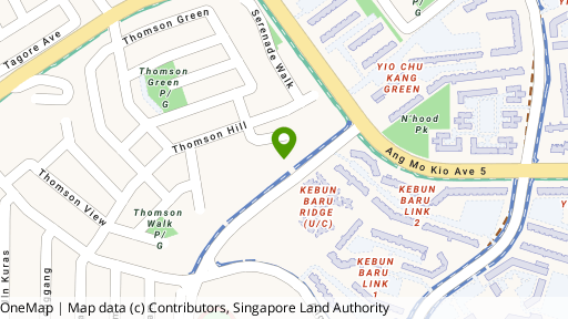Map showing the location of Horizon Gardens