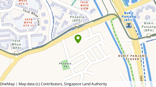 Map showing the location of Nicon Gardens