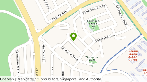Map showing the location of Happy Estate