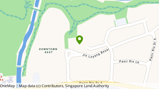 Map showing the location of Loyang Gardens