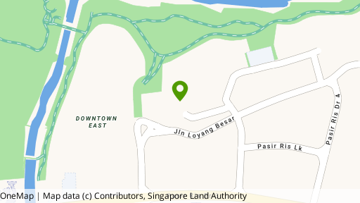 Map showing the location of Coastal Breeze Residences