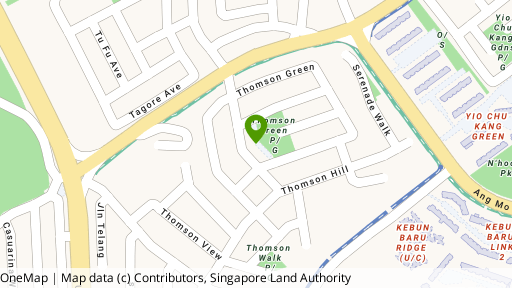 Map showing the location of Thomson Hills Estate