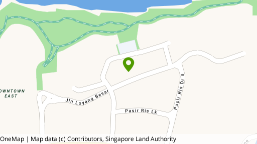 Map showing the location of Sandy Palm