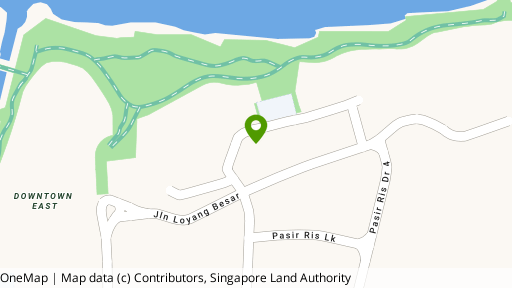 Map showing the location of Loyang Court