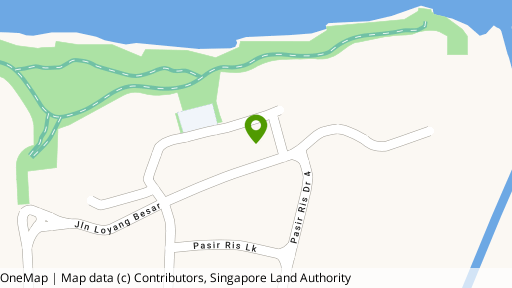 Map showing the location of Coastal View Residences