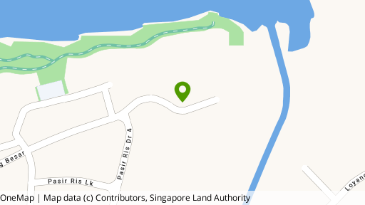 Map showing the location of Casa Pasir Ris