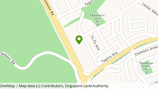 Map showing the location of Meadows @ Peirce