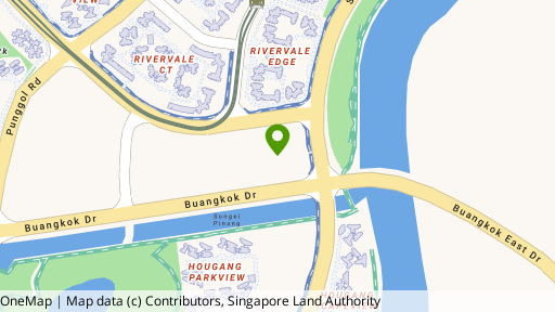 Map showing the location of Riversound Residence