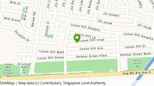 Map showing the location of Luxus Hills | The Estate