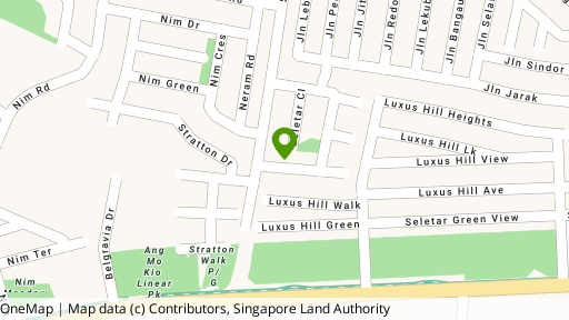 Map showing the location of Belgravia Park