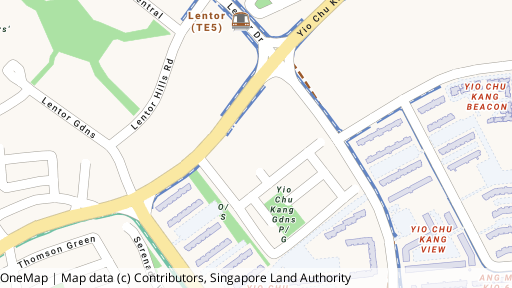 Map showing the location of The Calrose