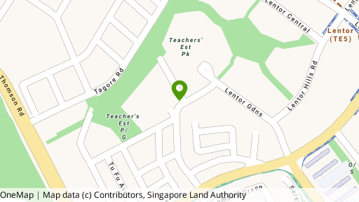 Map showing the location of Raintree Valley