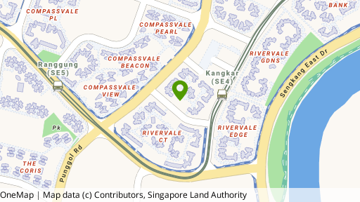 Map showing the location of 111A Rivervale Walk