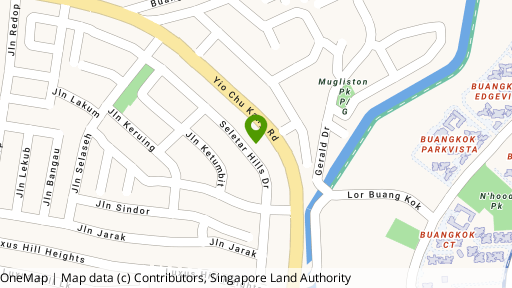 Map showing the location of Seletar View