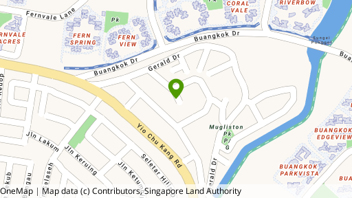 Map showing the location of Green Springs
