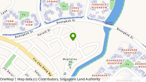 Map showing the location of Summer Villas