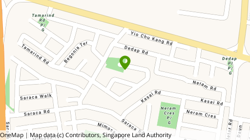 Map showing the location of Fanta Garden