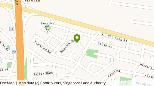Map showing the location of Hock Swee Hill