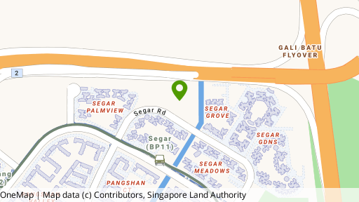 Map showing the location of Blossom Residences