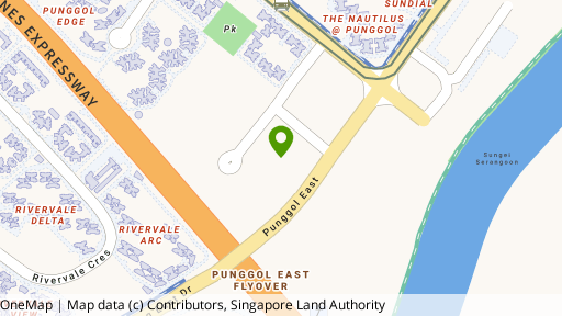 Map showing the location of Waterwoods
