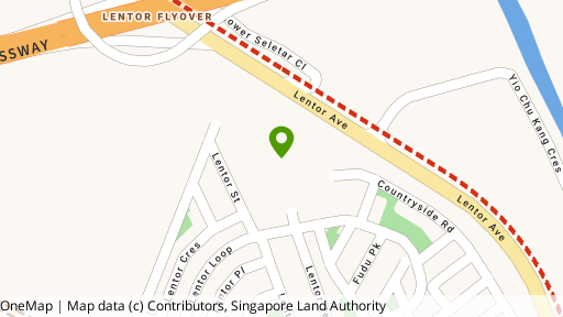 Map showing the location of Bullion Park