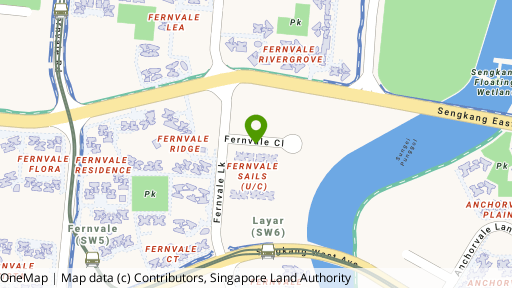 Map showing the location of Riverbank at Fernvale