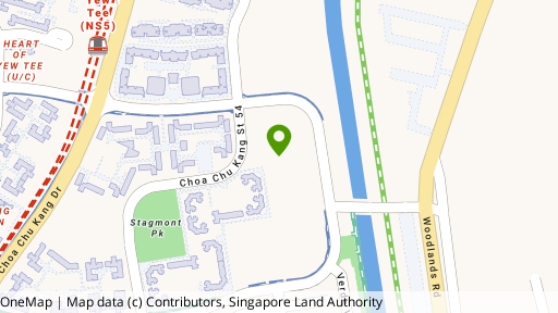 Map showing the location of Yew Mei Green
