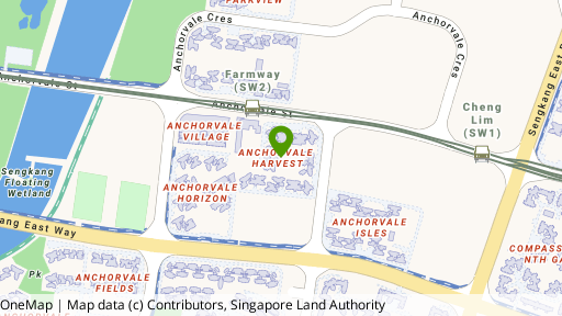 Map showing the location of Anchorvale Harvest